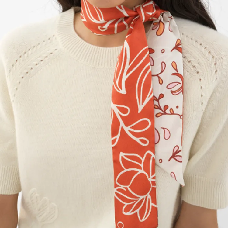 Chloe Silk Scarves Women's Multicolor-1