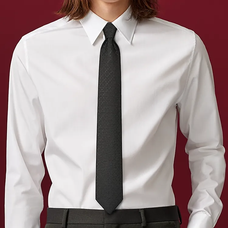 HERMES New H Jacquard Ties Men-1