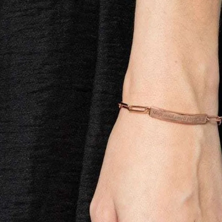 Kate Spade Text-engraved Id Bracelet-2
