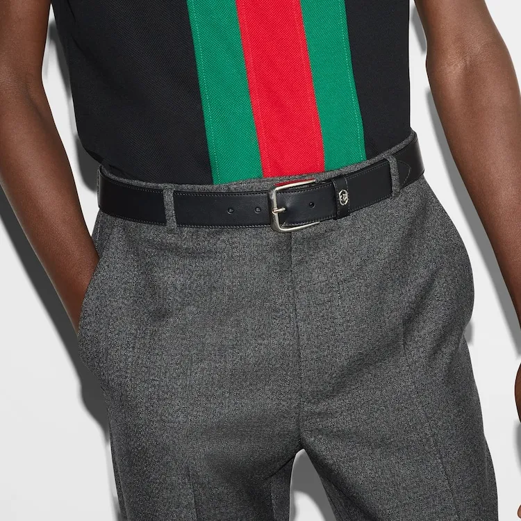 GUCCI Interlocking G Detail Belt-4