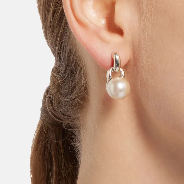 Sophie Buhai 925 Sterling Silver Artificial Pearl Earrings Women's White-4