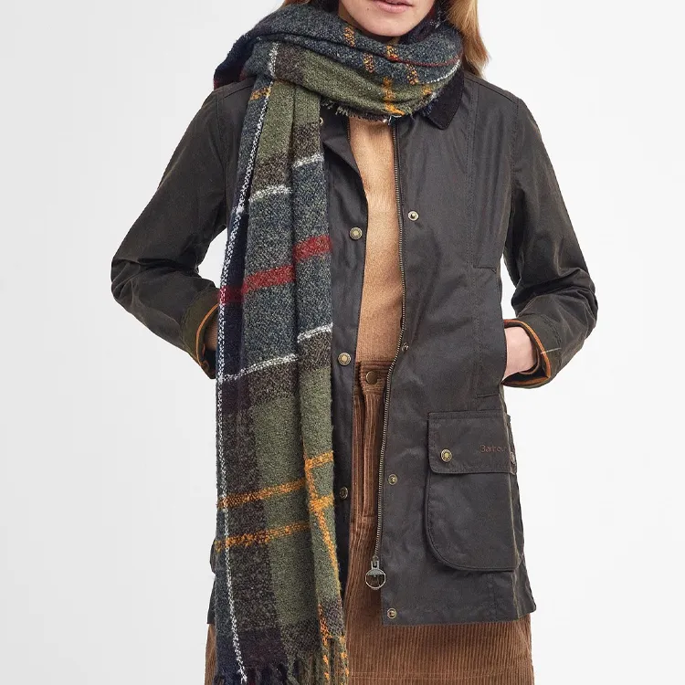 BARBOUR Tartan Boucle Scarf-4