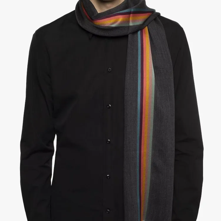Paul Smith Striped Virgin Wool blend Scarf-3