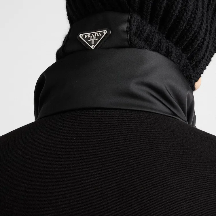 PRADA Hooded Neck Warmer-2