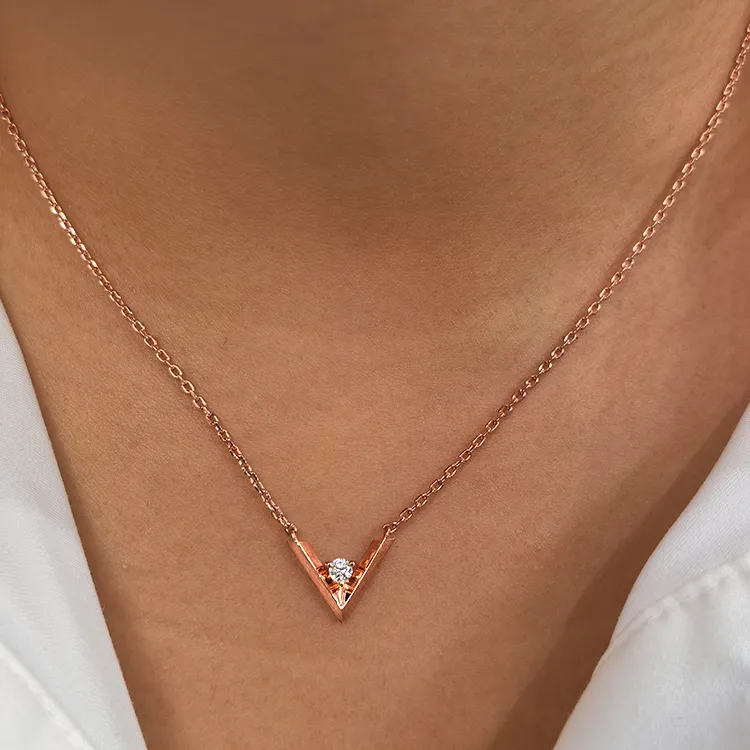 ICEWALD 925 Sterling Silver Gold Plated Diamond Necklaces Unisex Multicolor-2