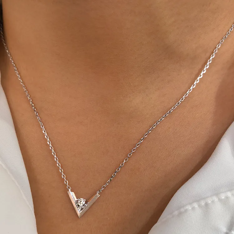 ICEWALD 925 Sterling Silver Gold Plated Diamond Necklaces Unisex Multicolor-7