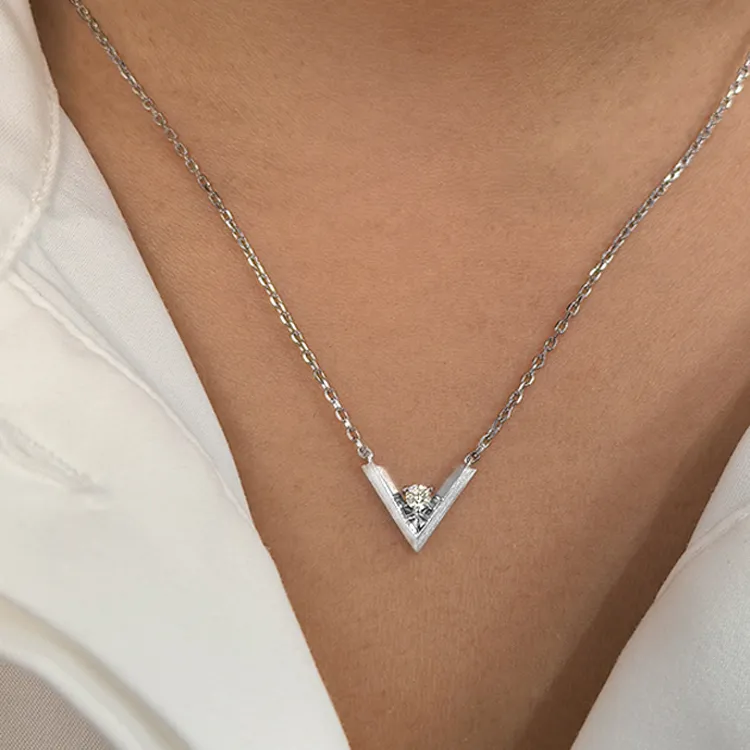 ICEWALD 925 Sterling Silver Gold Plated Diamond Necklaces Unisex Multicolor-8
