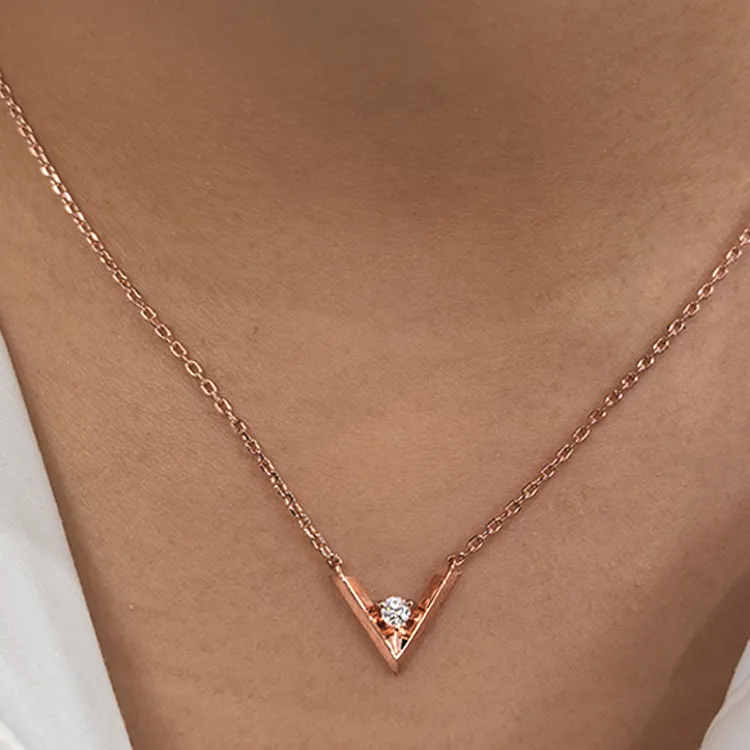 ICEWALD 925 Sterling Silver Gold Plated Diamond Necklaces Unisex Multicolor-4