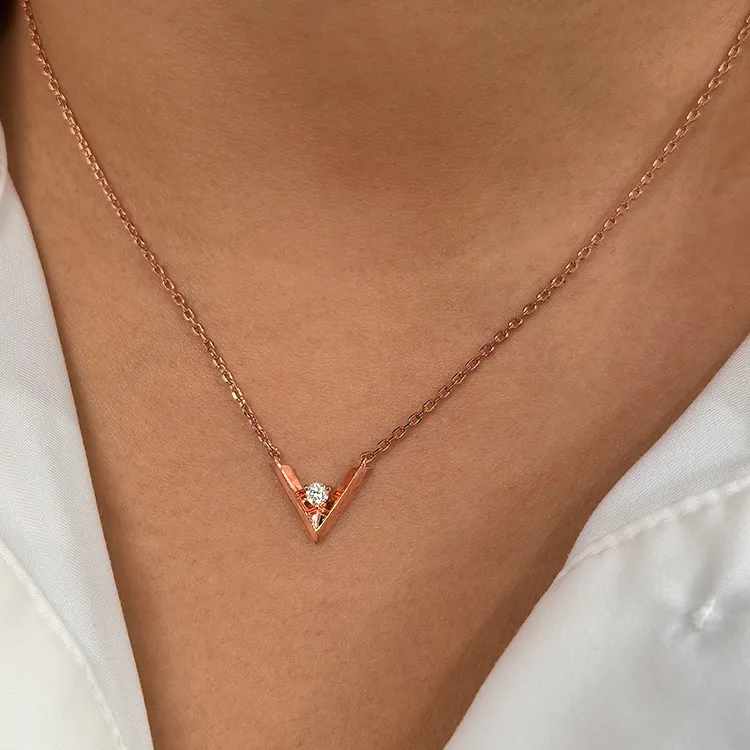 ICEWALD 925 Sterling Silver Gold Plated Diamond Necklaces Unisex Multicolor-1