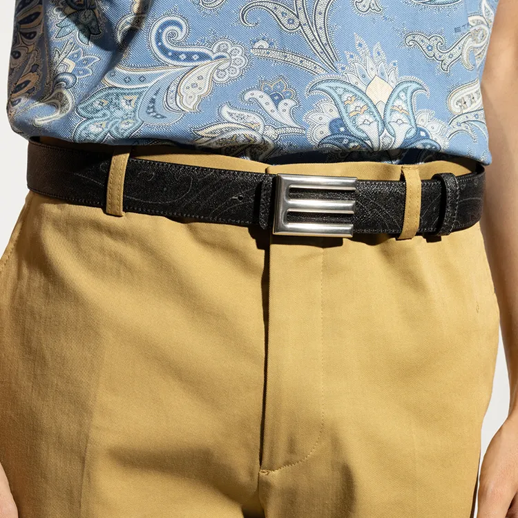 ETRO Paisley Printed Buckled Belt-2