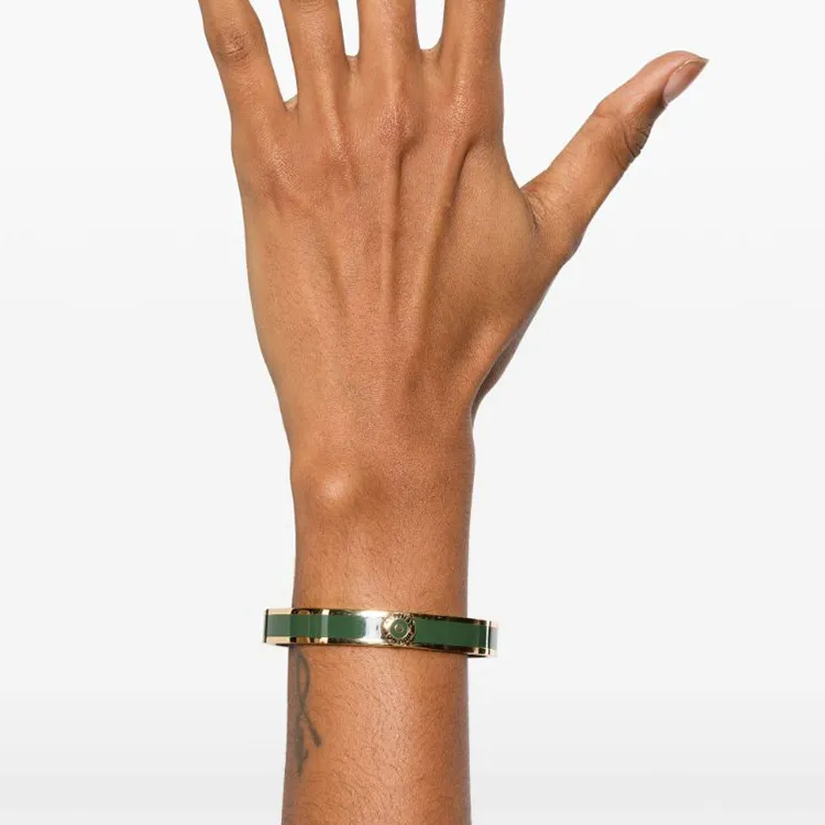 Aspinal Of London Enamel Bangle Bracelet-1