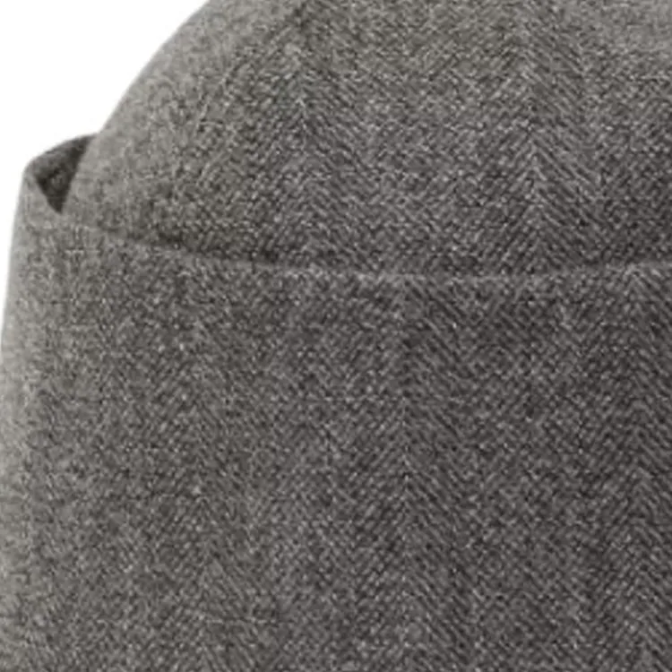 Loro Piana Linen Wool Cashmere Mulberry Silk Hats & Caps Women's Gray-2