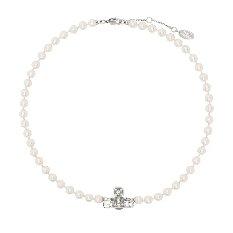 Vivienne Westwood Kitty Pearl Necklace-1