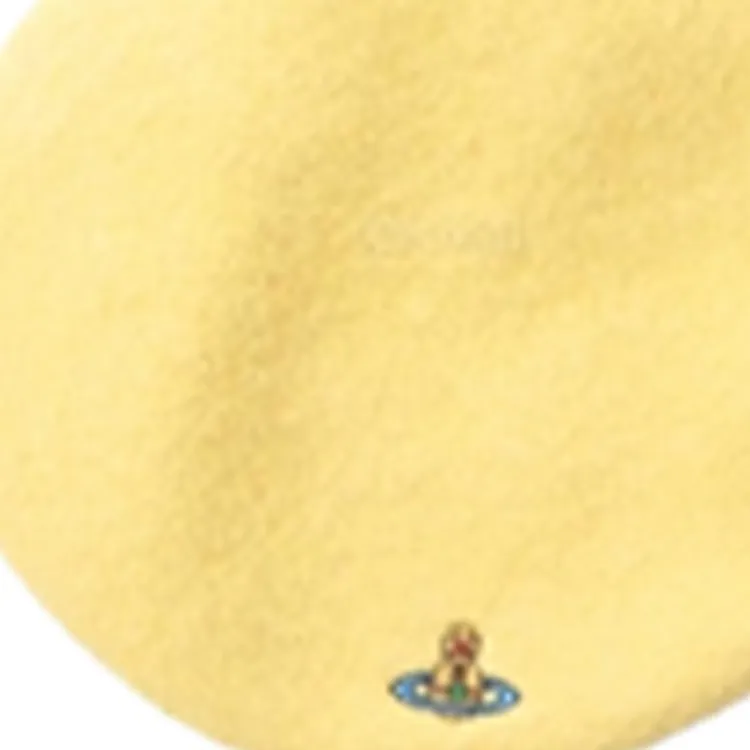 Vivienne Westwood Wool Berets Unisex Yellow-2