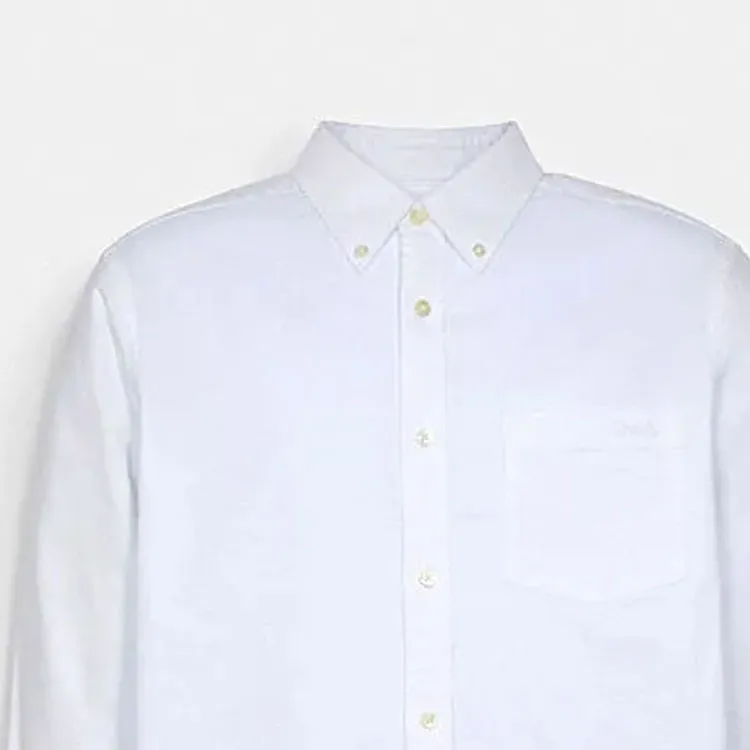 COACH Shirts Men White-3