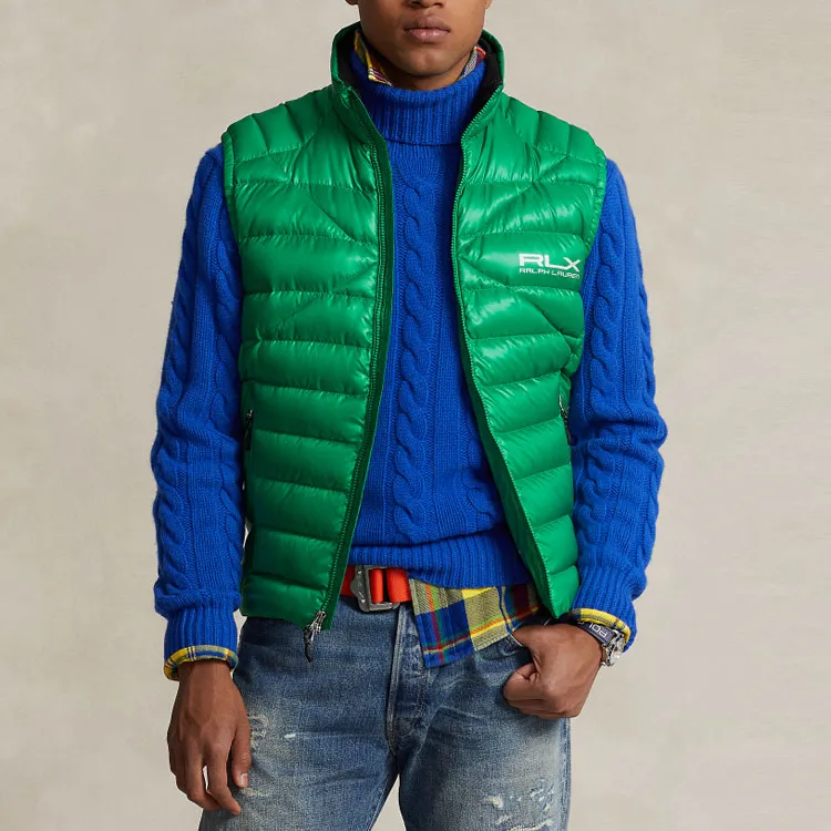 Rlx Ralph Lauren Macoy Logo print Padded Gilet-3