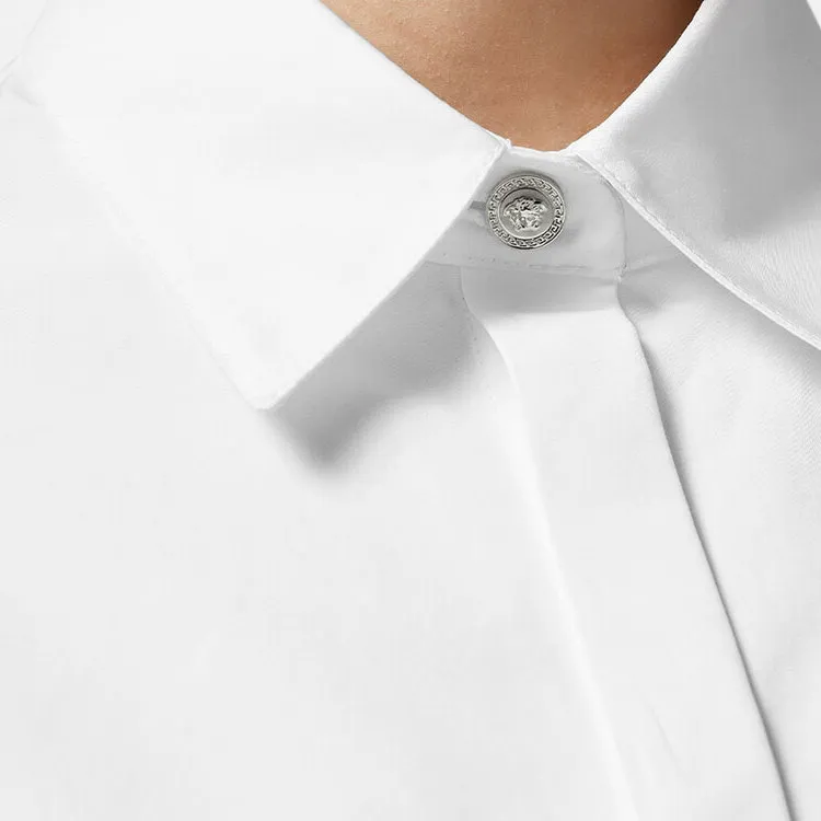 VERSACE Long Sleeved Button Up Shirt-4