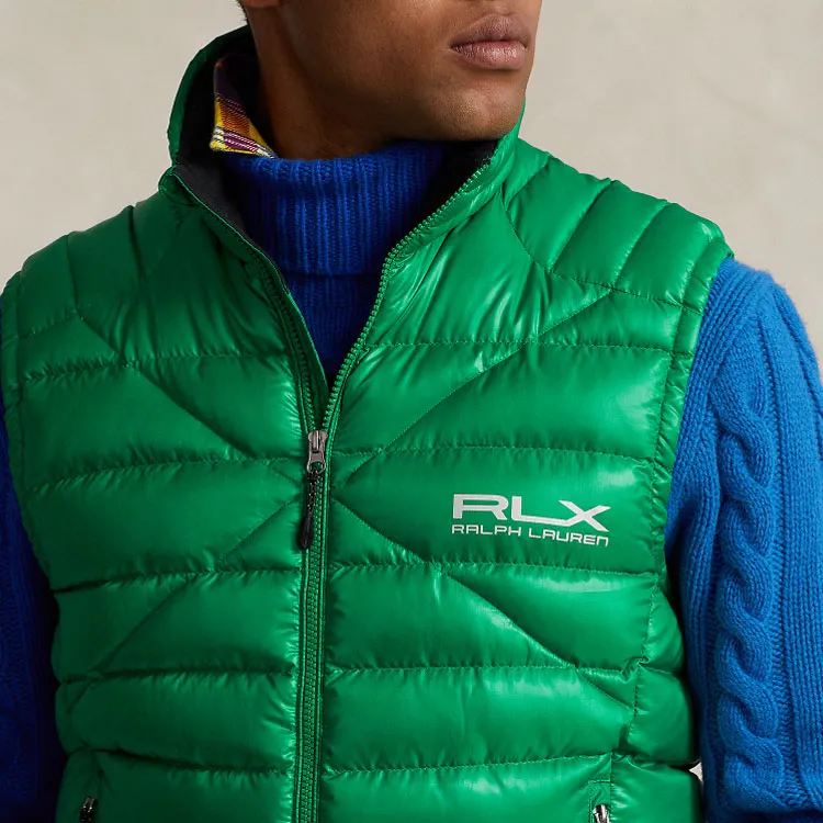 Rlx Ralph Lauren Macoy Logo print Padded Gilet-5