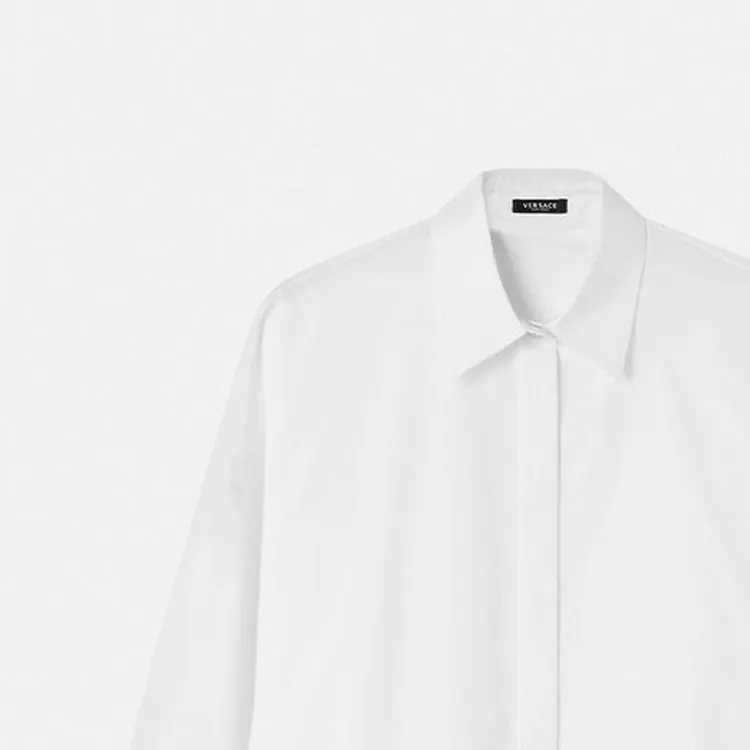 VERSACE Long Sleeved Button Up Shirt-5