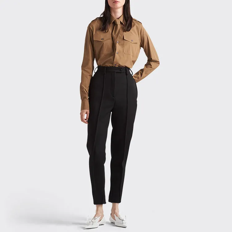 PRADA Pleated Tailored Trousers-1