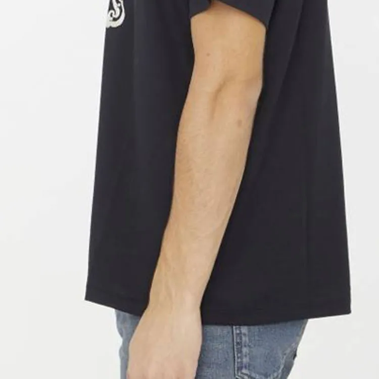 CELINE Embellished Logo Embroidered Cotton Jersey T Shirt-4