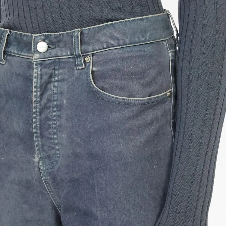 Ferragamo Logo patch Straight leg Jeans-4