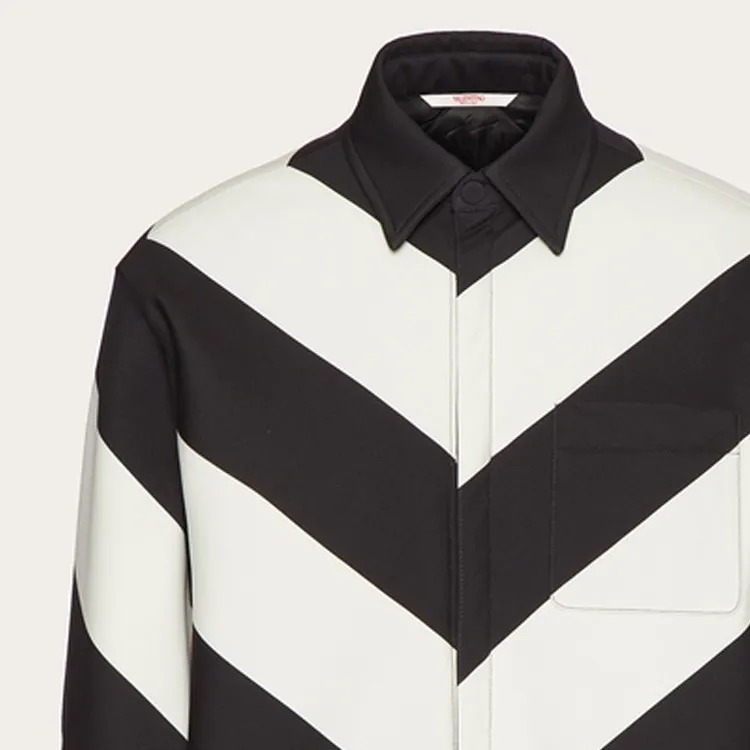 Valentino Jackets Men Ivory White/Black-4