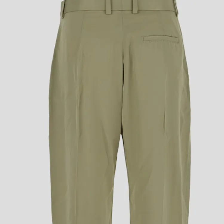 Bottega Veneta High Waist Satin Trousers-3