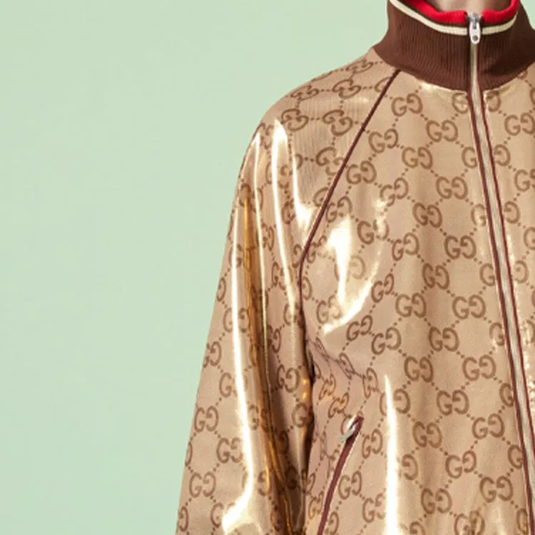 GUCCI Gg Technical Jersey Zip Jacket-4