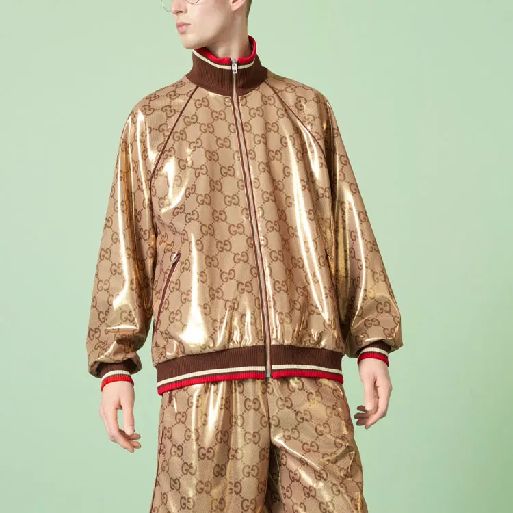GUCCI Gg Technical Jersey Zip Jacket-3