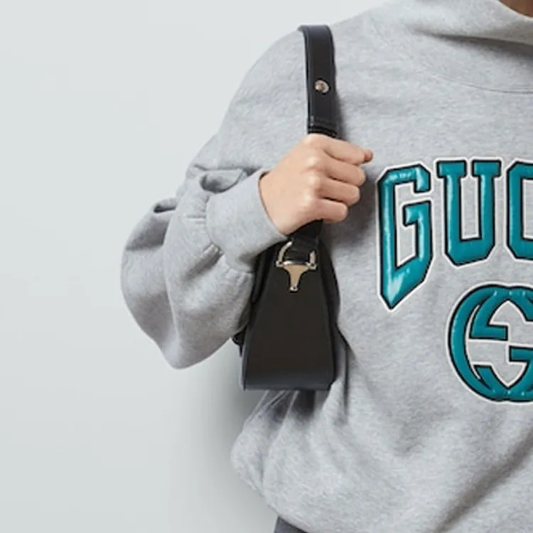GUCCI Logo Patch Turtleneck Sweatshirt-4