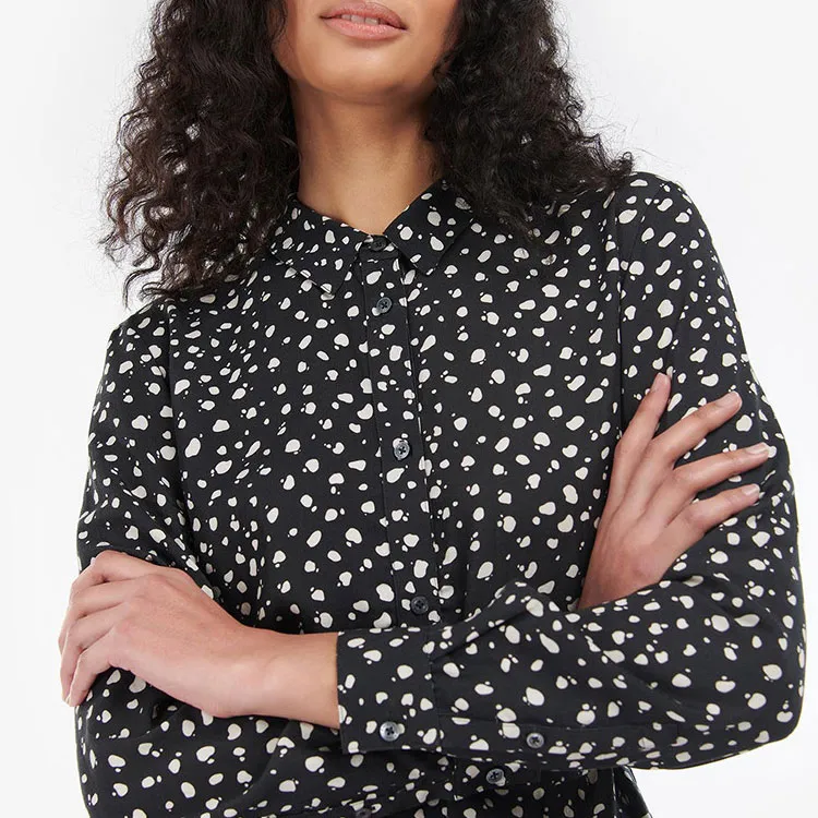 BARBOUR Long-Sleeved Dresses Women's Black-3