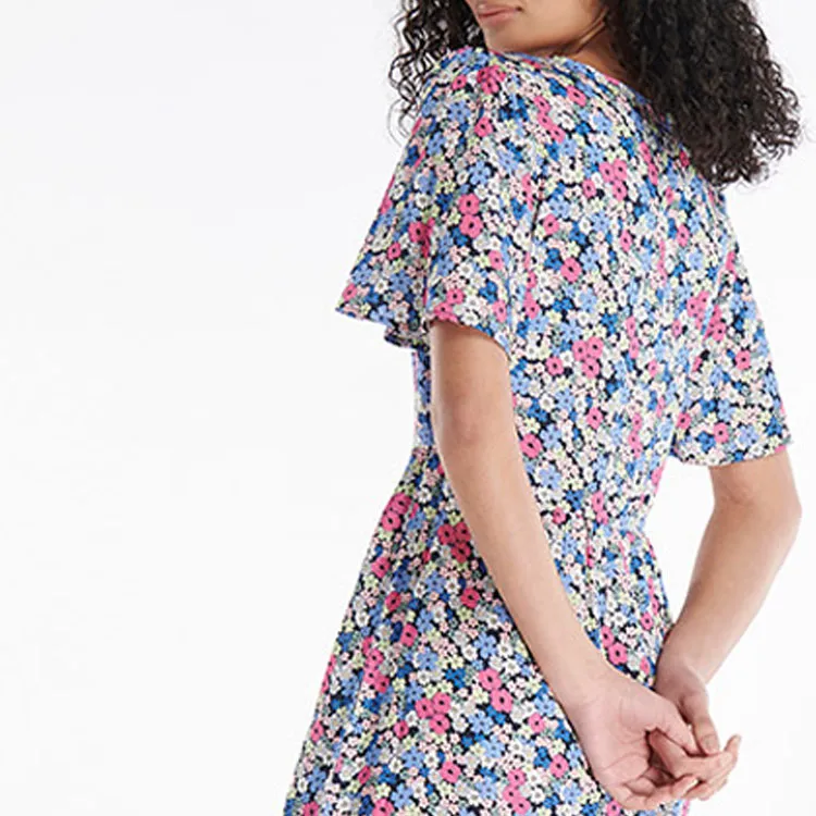 BARBOUR Short-Sleeved Dresses Women's Multicolor-4