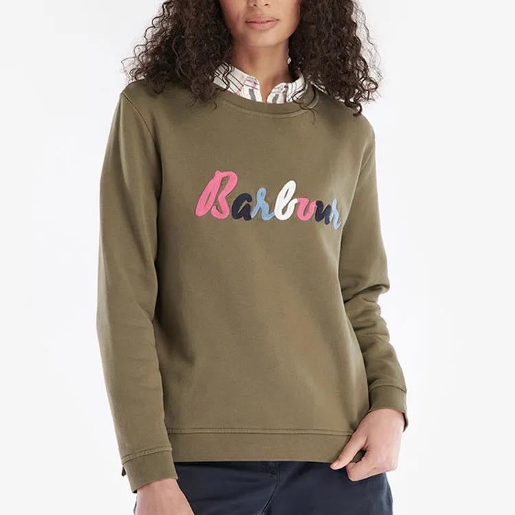 BARBOUR Sweatshirt Women's Brown Green-2