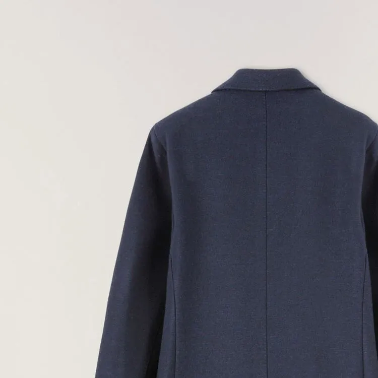 Loro Piana Coats Women's Dark Blue Mineral-6