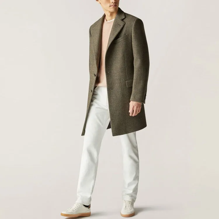 Loro Piana Coats Men's Ore Green-3