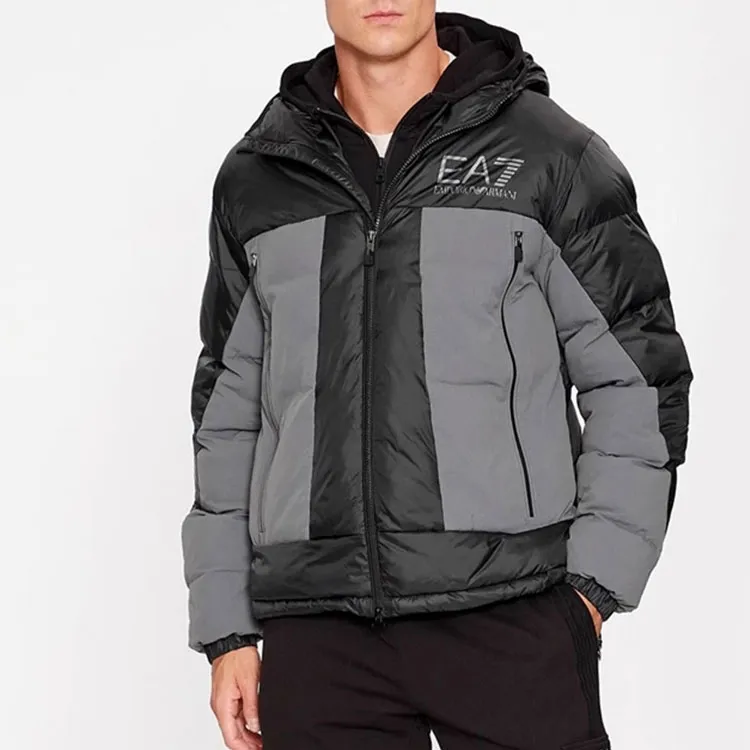 EMPORIO ARMANI EA7 FW23 Puffer Jacket Men's Black-2