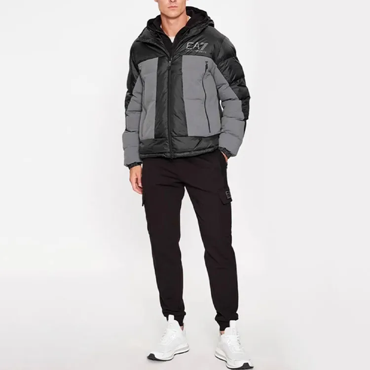 EMPORIO ARMANI EA7 FW23 Puffer Jacket Men's Black-3