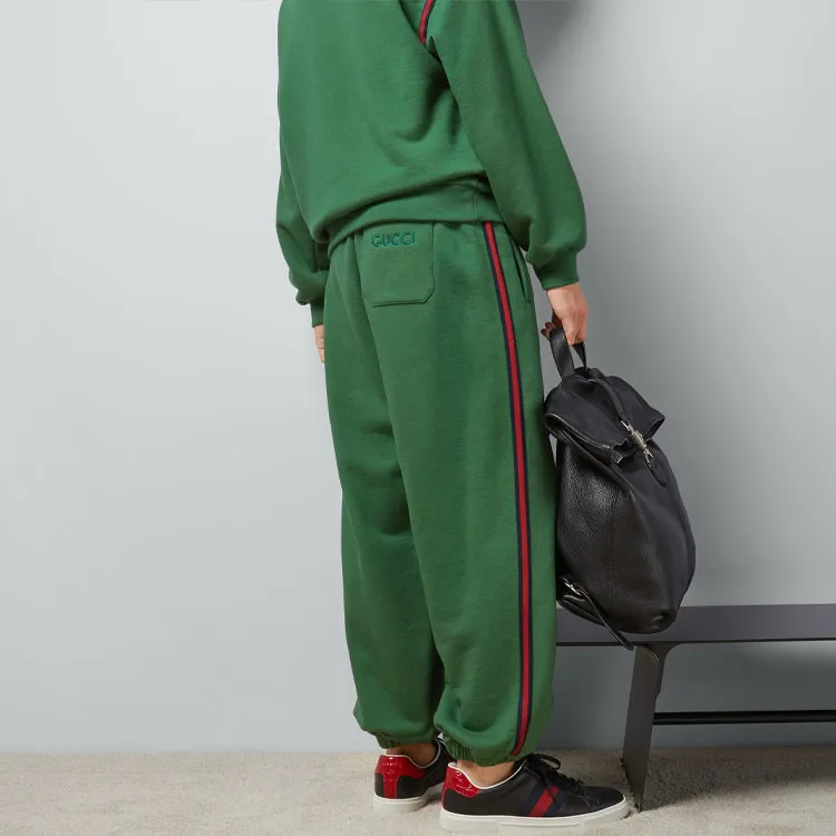 GUCCI Logo Embroidered Track Pants-3