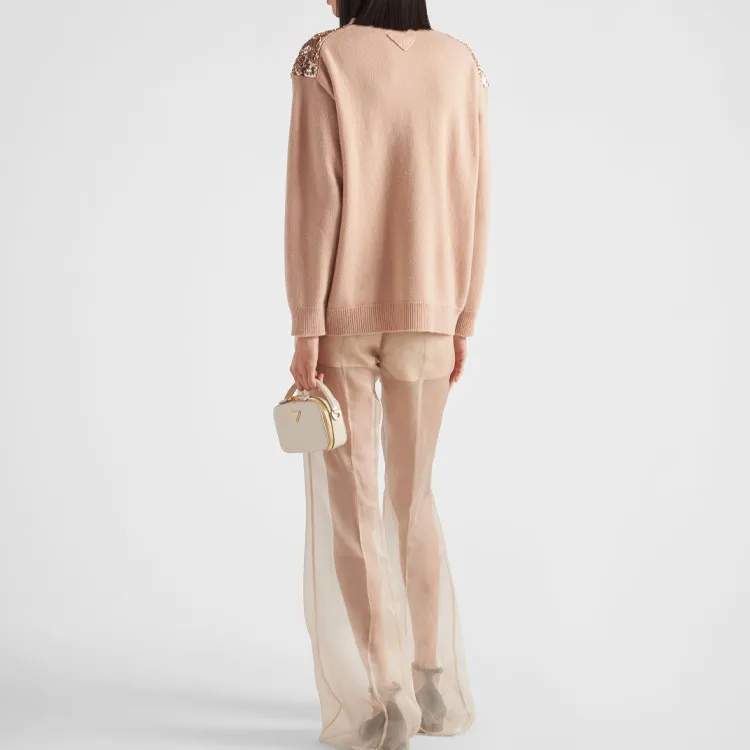 PRADA FW23 Knitwear Women's Beige-2