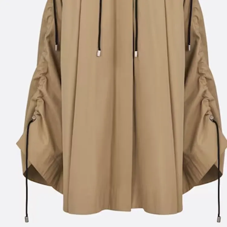 DIOR Trench Coats Women's Khaki-5