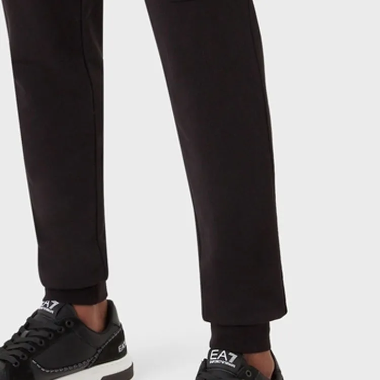 EMPORIO ARMANI Logo Printed Elasticated Waistband Cargo Trousers-5