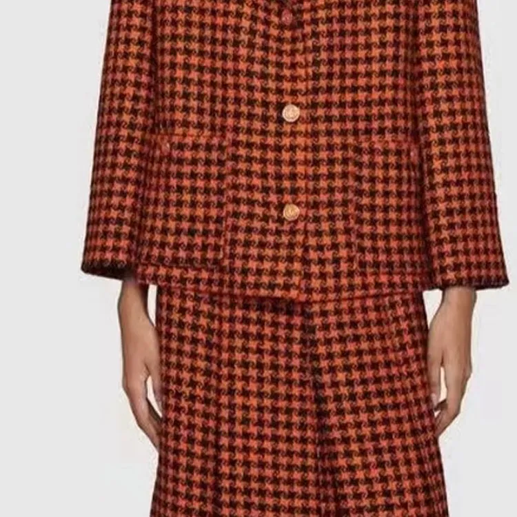 GUCCI 10's Houndstooth Jacket-3