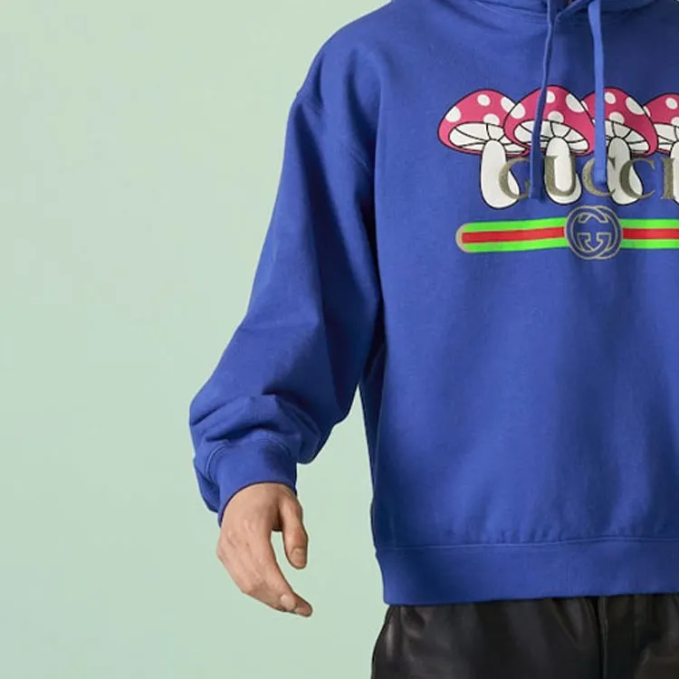 GUCCI Jersey Hooded Sweatshirt-4