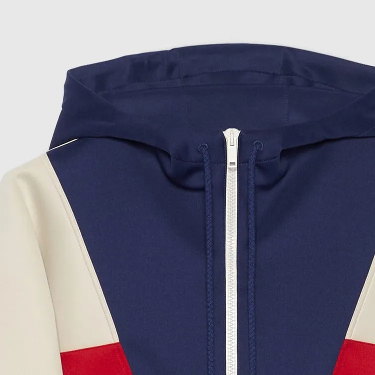GUCCI Web Colour block Hoodie-3