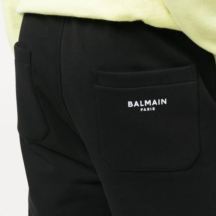 BALMAIN Logo print Track Shorts-5