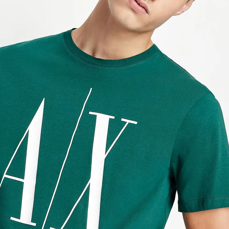 ARMANI EXCHANGE T Shirts Men Grass Green-4