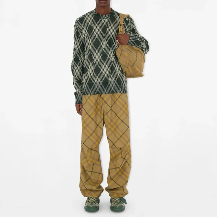 Burberry Plaid check Crinkled effect Jumper-2
