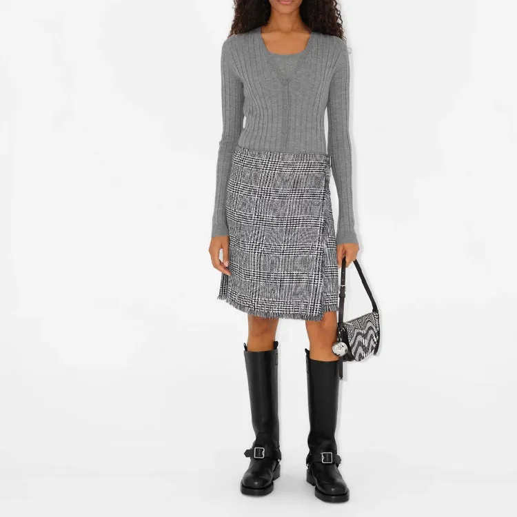 Burberry Ekd Intarsia logo Cashmere Vest-2