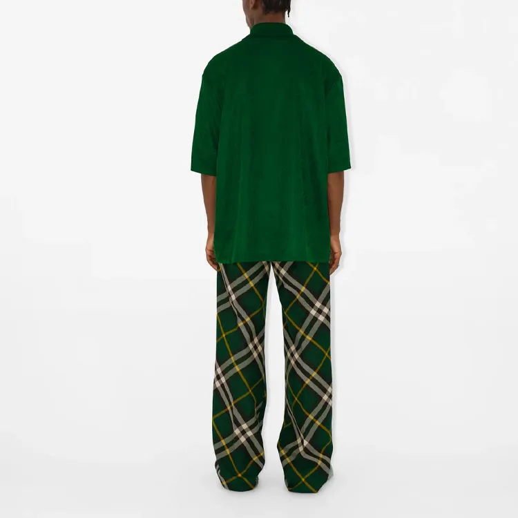 Burberry Polo Shirt Men's Green-3